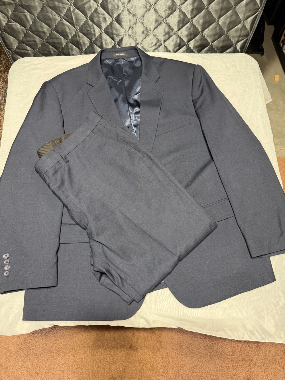 Pronto Uomo Navy Blue‎ Two-Piece Suit Jacket & Pants